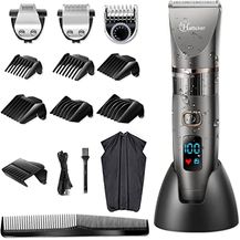 Bild für Hatteker Haarschneidemaschine Profi Haarschneider Herren Haartrimmer Bartschneider Barttrimmer Präzisionstrimmer Langhaarschneider Wasserdicht 3 In 1
