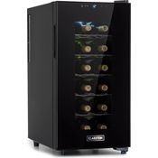 Klarstein Bellevin 18 Uno Weinkühlschrank, freistehend, schwarz, 18 Flaschen, Breite 35 cm