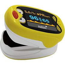 Bild für Pulox PO-210B Kinderpulsoximeter Pulsoximeter für Kinder Fingeroximeter Sauerstoffsättigung Messgerät SpO2 und Puls Messung