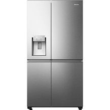 Bild für Hisense RS818N4TIE Side-by-Side Kühl-Gefrierkombination /179 cm/Inverter Kompressor/Total NoFrost/Multi Air Flow/Wasserspender mit Wassertank/Kühlteil 417 l/Gefrierteil 215 l/Inox-Look