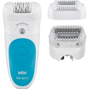Braun Silk-épil 5 5-605 Epilierer weiß, blau