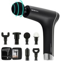 Bild für Massage Pistole MM100 MIWEBA SPORTS Faszien Muskel Massage Gun 6 Aufsätze Köpfe (Schwarz-Silber)