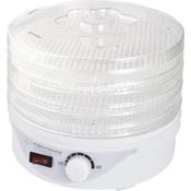 Esperanza EKD003 Dörrautomat, 250 Watt, 4 Ebenen, Kunststoff, weiß