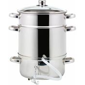 HI 22043 Dampfentsafter, Ø26cm, Edelstahl, silber