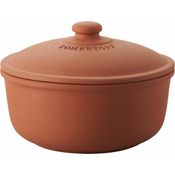 Römertopf Brotbacktopf rund terrakotta m.Deckel im MOB