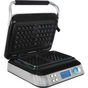 Gutfels WAFFLE 5010 Waffeleisen, 1600 Watt, antihaftbeschichtete Platten, Timer, Display, 5 Programme, schwarz, inox