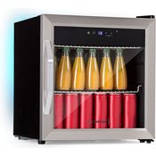 Klarstein Coachella 50 Weinkühlschrank, freistehend, edelstahl, Smart Connectivity, Hintergrundbeleuchtung, Energieklasse E