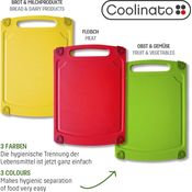 Coolinato 3tlg Set Schneidebretter 29x20cm bunt