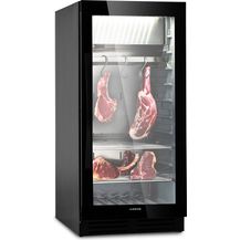 Bild für Klarstein Steakhouse Pro 233 Onyx Fleischreifeschrank 1 Zone 233 L 1-25°C Touch Panorama Schwarz Gewerbe