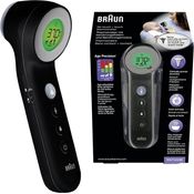 Braun BNT400B Stirnthermometer, Dual-Technologie, kontaktlos, mit Age Precision, in Celsius, Fahrenheit, schwarz