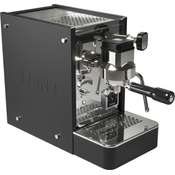 Stone LITE Black Siebträgermaschine, Zweikreiser, 1,7 Liter Wassertank, Edelstahlkessel, schwarz
