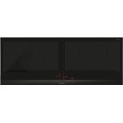 Siemens EX275HXC1E iQ700, Smartes Induktionskochfeld, 90 cm, Schwarz, Mit Rahmen aufliegend, varioInduktion, TouchSlider, Bratensensor Pro - Braten ohne Anbrenngefahr