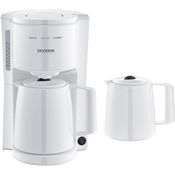 Severin KA 9309 Kaffeemaschine Weiß Mit Thermoskanne