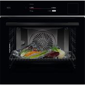AEG 9000 Pro Assist TP9SB83FAB Einbaubackofen, großen Dampfgaren mit AutoClean, WLAN-fähig, Schwarz