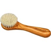 GREENDOOR Gesichtsreinigungsbürste Gesichtsmassagebürste Olivenholz mit weichem Mähnenhaar