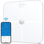 RENPHO WLAN-Smart-Waage mit Körperfettwaage, Bluetooth Personenwaage, Messung von Körperfett, Muskelmasse, BMI, Wasseranteil und 13 Körperwerte, App-Sync via Bluetooth oder WLAN