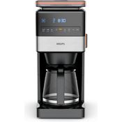 Krups Filterkaffeemaschine KM8428 Grind Aroma XL, bis zu 18 Tassen, digitales Bedienfeld, schwarz