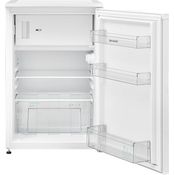 Sharp SJ-UD121T2W-EU Minikühlschrank mit Gefrierfach, 121L Nutzinhalt, 17L Gefrierraum, stufenlose Temperaturregelung, LED Innenbeleuchtung, Weiß