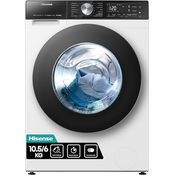 Hisense Waschtrockner WD5S1045BW, 10,5 kg, 1400 U/min, PowerJet, weiß