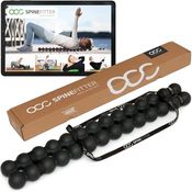 SISSEL SPINEFITTER Anthrazit | Massagegerät für Rücken & Balance, löst Verspannungen & Blockaden | Ideal zu Pilates und Yoga | Zur Entspannung der Wirbelsäule | Für Zuhause & Praxis