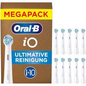 Oral-B iO Ultimative Reinigung, Original Aufsteckbürsten, 'Borsten-in-Borsten' Bündel, Weiß, 10 Stück