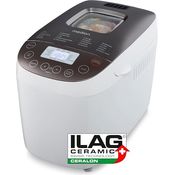 MEDION Brotbackautomat MD 12040, 950 Watt, bis zu 1600g, 20 Backprogramme, 3 Bräunungsgrade, Warmhaltefunktion, Sichtfenster, Zeitvorwahl