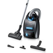 Siemens Staubsauger mit Beutel Q5.0 extreme silencePower VSQ5X1232, für Allergiker, 850 W, starke Saugleistung, lange Reichweite, schwarz