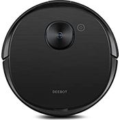 ECOVACS DEEBOT T9 AIVI Saugroboter mit Wischfunktion, 4-Stufen-Reinigungsystem mit doppelseitiger Bürste, KI, 3000 PA, 3D-Hinderniserkennung, Roboter mit 180 min Akku, Alexa, schwarz