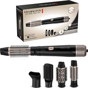 Remington Warmluftbürste [inkl. 4 Aufsätze: 38mm&50mm Rundbürste, Stylingdüse, Flachbürste] Blow Dry&Style (Locken,Volumen&glatte Styles für mittellanges Haar) Ionenpflege, Abkühlstufe, 1000W, AS7500