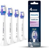 Philips Sonicare Bürstenköpfe, S2 Sensitive Bürstenkopf mit besonders weichen Borsten für empfindliche Zähne und Zahnfleisch, Weiß, 4er-Pack, (Modell HX6054/10)