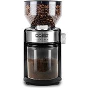 CASO Barista Crema - Elektrische Design- Kaffeemühle, Mahlgradeinstellungen von fein bis grob, aromaschonendes Mahlen durch professionelles Scheibenmahlwerk, leistungsstarker 150 Watt Motor