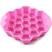 DayCount Silikon-Form für Fondant, Süßigkeiten, 19 Zellen, Schokolade, DIY Werkzeuge, Eis, Fondant, Handarbeit, zufällige Farbe