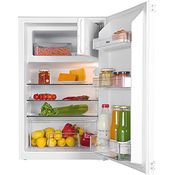 Amica Einbaukühlschrank EKS 16171-1 BxHxT 56 x 87 x 55 cm, 100 l Kühlteil, 16 l Gefrierteil, Gemüseschublade, LED-Innenbeleuchtung, weiß