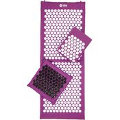 bodhi Akupressurmatte VITAL Akupressurmatte XL Deluxe-Set SPIKY aubergine, extralange Matte für Rücken, Nacken und Beine