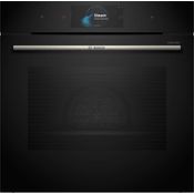 Bosch Serie 8 HSG738DB1 Einbaubackofen, Dampfgarer mit AutoClean, 60 x 60 cm, Schwarz, 71 L, inkl. Lieferung zum Aufstellungsort, 3x30¤ Eismann Gutschein