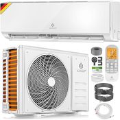 KESSER® Split Klimaanlage Set mit WiFi/App-Funktion, Kühlen A++/Heizen A+, 12000 BTU/h (3.400 Watt), inkl. Fernbedienung und Montagematerial