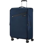 Samsonite Litebeam - Spinner L, Erweiterbar Koffer, 77 cm, 103/111 L, Blau (Midnight Blue)