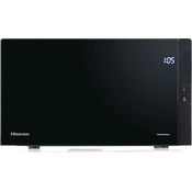 Hisense H25MOBS4HGI Mikrowelle / 25 L / 900W / InverterTech / Grill Combo / Premium gehärtetes Glas / Schwarz