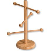 KESPER | Brez'n- und Wurstständer, 6-armig, Material: Bambus, Maße: Ø 15 cm/Höhe: 37 cm, Farbe: Braun | 58615