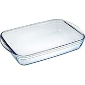 Pyrex Auflaufform rechteckig 4,5 Liter Essentials, hitzebeständig bis 300 Grad, spülmaschinengeeignet