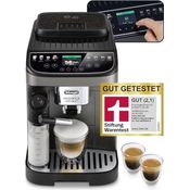 De'Longhi Magnifica Evo Next ECAM312.80.TB, Kaffeevollautomat mit 13 Getränken, 2,4'' TFT Farbdisplay, LatteCrema Milchsystem, Titan