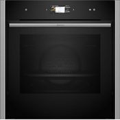 Neff B64FS31N0, N90, FullSteam Slide und Hide Dampfbackofen, 60x60cm, Edelstahl, 4.1 Zoll Full Touch TFT-Farb- und Grafikdisplay, Home Connect, Soft Opening und Soft Close