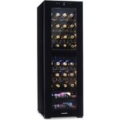 Klarstein Weinkühlschrank Freistehend, 2 Zone mit Glastür, Indoor/Outdoor Beersafe, 5-18°C, 39 Flaschen