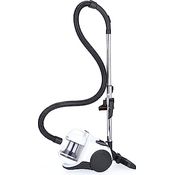 SEVERIN Beutelloser Zyklon-Staubsauger, Bodenstaubsauger für Allergiker, Staubsauger ohne Beutel mit Fugen- und Polsterdüse, 1,5 L, weiß/schwarz, CY 7103