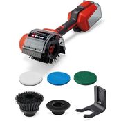 Einhell Akku-Oberflächenbürste PICOBELLA 18/90 Power X-Change (18 V, kabellose Reinigungsbürste, Spritzwasserschutz, inkl. 2x Bürste, 3x Reinigungspad, Wandhalterung, ohne Akku)