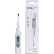 Citizen CTA303, Antibakterielles, wasserfestes digitales Thermometer mit Fieberalarm, für oral, Achselhöhle und rektal, präzise Messung für Erwachsene, Kinder und Babys