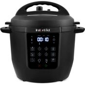 Instant Pot 7-in-1 Multikocher 5,7L – Schnellkochtopf, Schongarer, Dampfgarer, Joghurtbereiter, Edelstahl, Farbe Schwarz