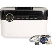 Nedis Ultraschall-Schmuck-Reiniger mit 1800 ml Tank, 43 kHz Schwingungen, drei Reinigungsstufen, weiss