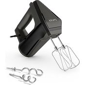 Krups GN6028 3MIX 6000 Handmixer | 600 W | präzise Kontrolle | Soft-Touch-Griff | langes Kabel | praktischer Geschwindigkeitsregler | inkl. Quirle und Knethaken | Schwarz