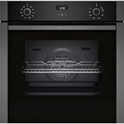 Neff B1ACE2AG3, N 50, Backofen, 60 x 60 cm, Graphite-Grey, Made in Germany - Energiesparender Backofen mit EasyClean und vielseitigen Programmen